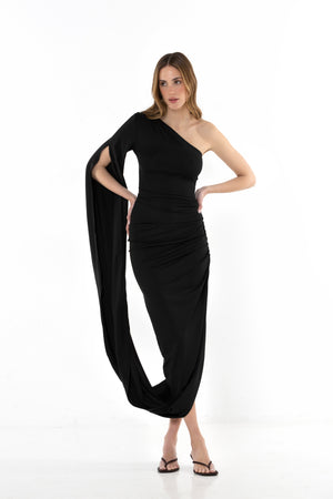 Noire Asymmetric Sleeve