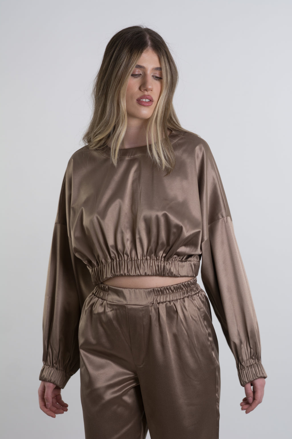 Caramel Beige Track Pants