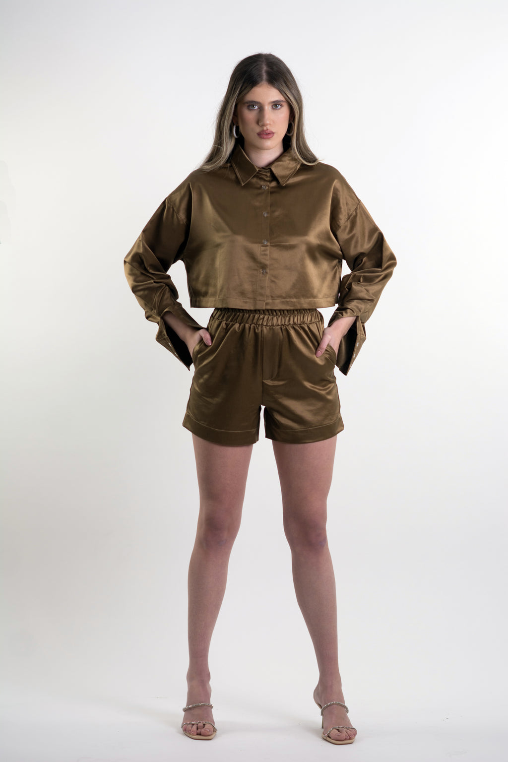 Golden Brown Shorts