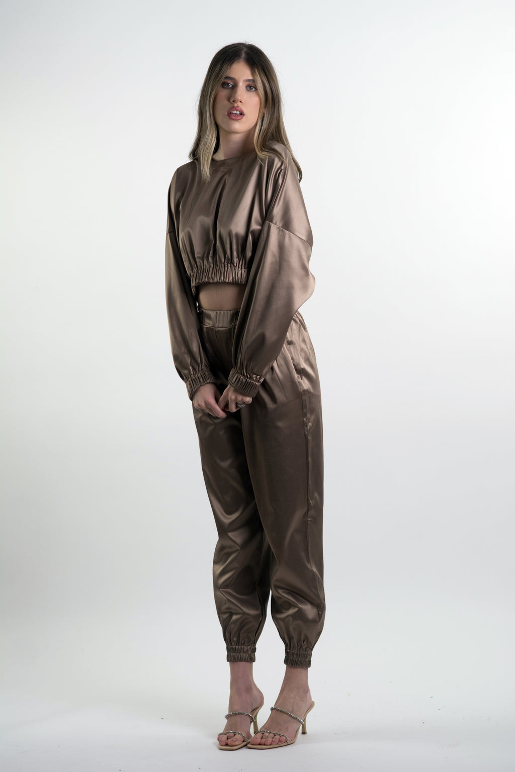 Caramel Beige Track Pants